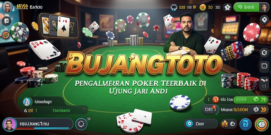 Tampilan gameplay menarik dari BUJANGTOTO dalam Poker.