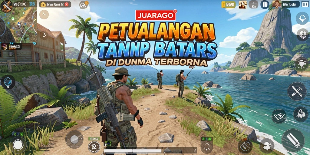 Tangkapan layar menunjukkan gameplay Open World JUARAGO yang mengesankan.
