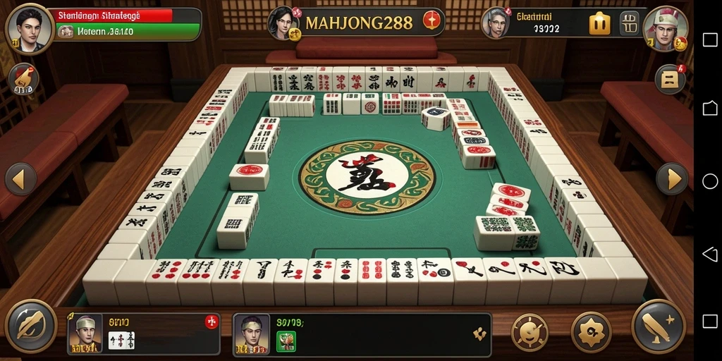 Tampilan gameplay MAHJONG288 yang seru dan interaktif.