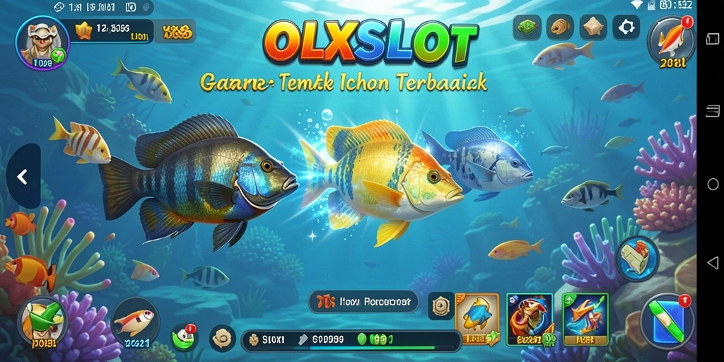 Gameplay seru dari OLXSLOT dengan aksi menembak ikan.