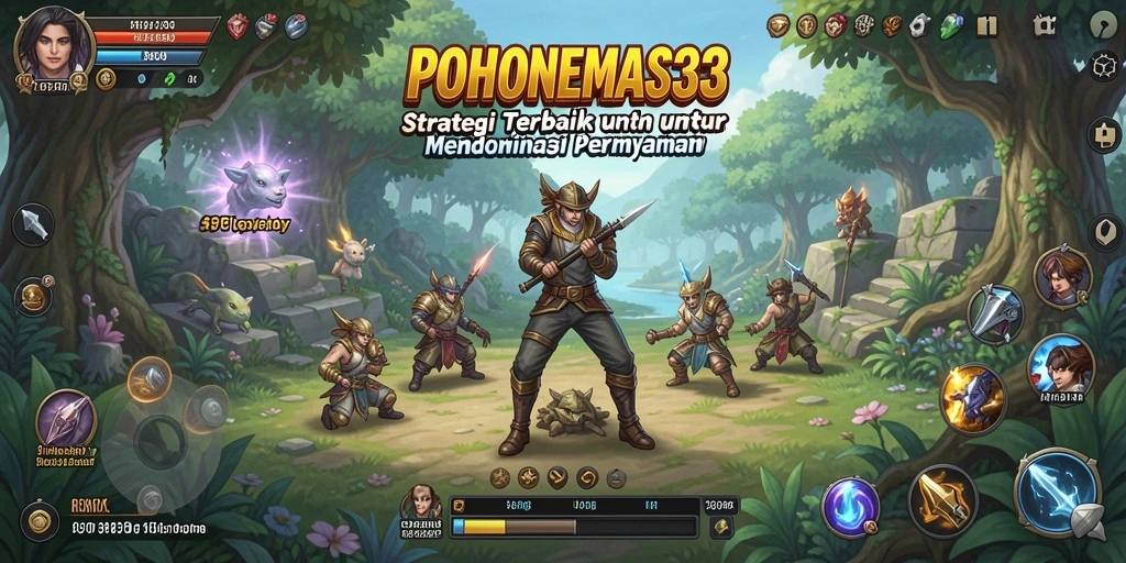 Tampilan gameplay seru dalam POHONEMAS33 dengan berbagai strategi dan karakter.
