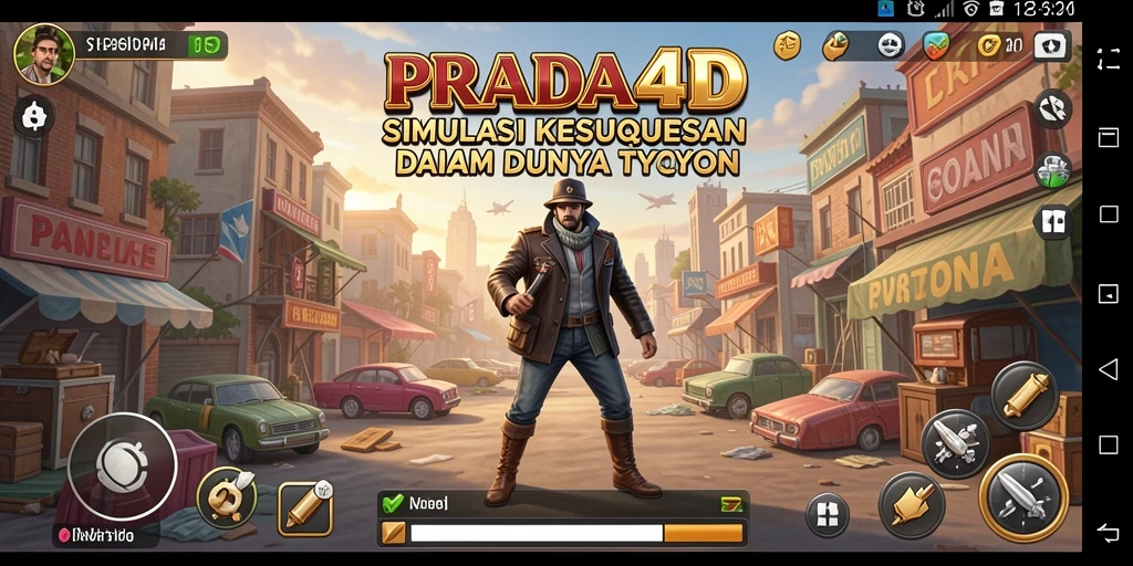 Screenshot utama PRADA4D menampilkan gameplay Tycoon yang seru dan menarik.