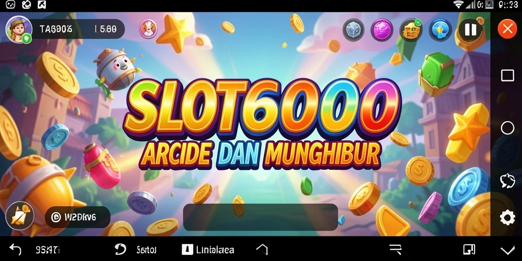 Tampilan gameplay SLOT6000 yang seru dan penuh tantangan.